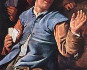 扬 米恩瑟 莫勒纳尔 : The Denying of Peter, detail